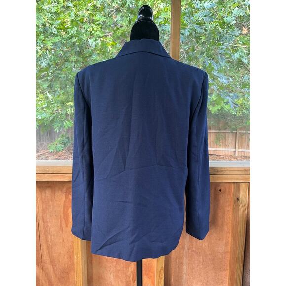 Pendleton Women's Vintage Navy Button Front Jacket Size 12 - Picture 4 of 9